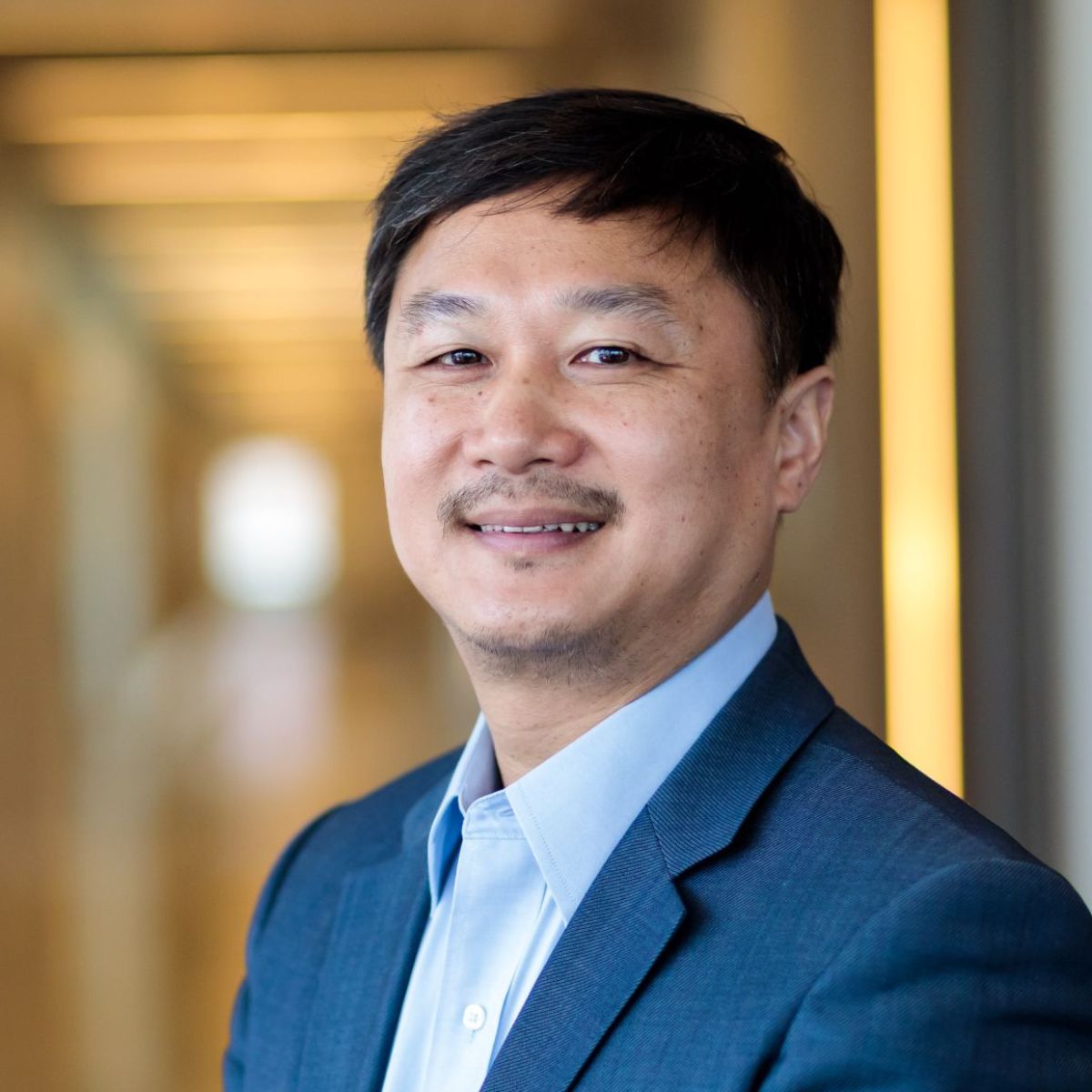 Junhong Chen, co-PI of Great Lakes ReNEW, Crown Family Professor of Molecular Engineering in the UChicago Pritzker School of Molecular Engineering, and Lead Water Strategist at Argonne National Laboratory